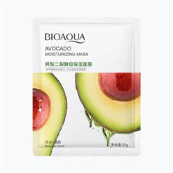 Тканевая маска для лица с экстрактом авокадо BIOAQUA
