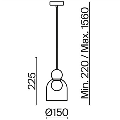 Подвесной светильник Focus FR5220PL-01G5. ТМ Freya