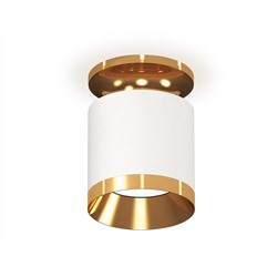 Комплект накладного светильника XS7401121 SWH/PYG белый песок/золото желтое полированное MR16 GU5.3 (N7929, C7401, N7034)
