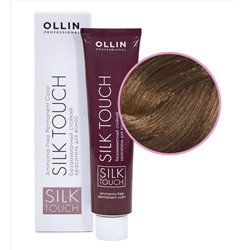 OLLIN SILK TOUCH 8/72 светло-русый коричнево-фиолетовы 60мл Безаммиачный стойкий краситель для волос