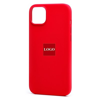 Чехол-накладка ORG Silicone Case SafeMag с анимацией для "Apple iPhone 14 Plus" (product red)