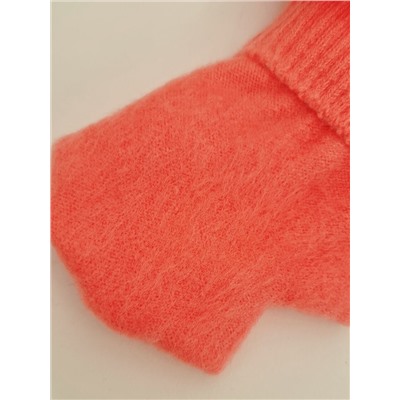 Перчатки женские, тёплые, сенсорные, цвет кораллово-розовый, арт.56.1184