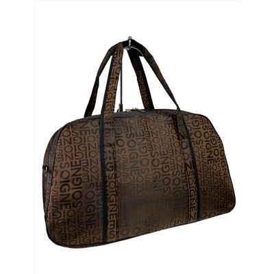 Дорожная сумка из текстиля, цвет коричневый
