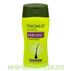 Шампунь для волос c кератином (Keratin), 200 мл, марка "Trichup"