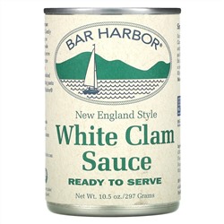 Bar Harbor, New England Style White Clam Sauce, 10.5 oz (297 g)