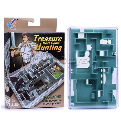 Игра-лабиринт "Treasure hunting" в коробке