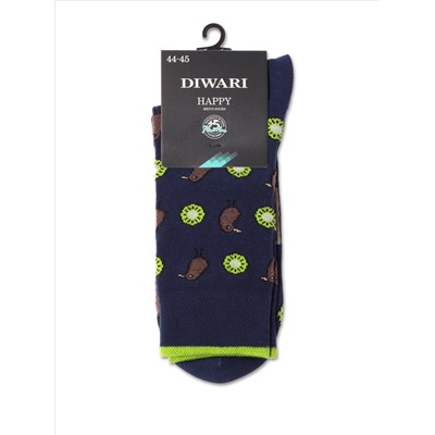 Носки мужские DiWaRi Хлопковые носки HAPPY с рисунком «Киви»