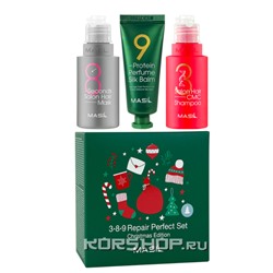 Подарочный набор уходовой косметики для волос Repair Perfect Set Christmas Edition Masil, Корея, 120 мл Акция
