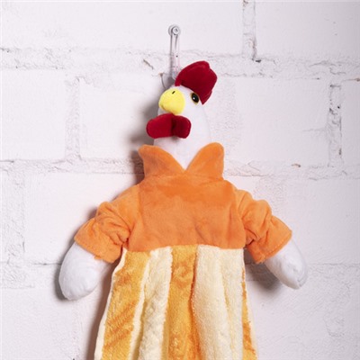 Кукла-полотенце интерьерная 30 50/26 см цвет оранжевый