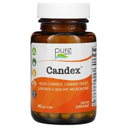 Pure Essence, Candex, 40 растительных капсул