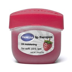 Увлажняющий бальзам для губ Vaseina Lip Therapy (Клубника)