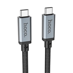 Кабель USB 4.0 Hoco US05 Thunderbolt 4 Pro (40Gbps) 100W 100см 5A  (black)