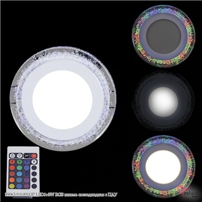 39063-9.0-001QP LED6+3W RGB панель светодиодная с ПДУ