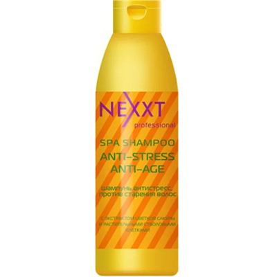 Шампунь NEXXT Professional антистресс, против старения волос (Nexxt Anti Stress Anti-Age Spa Shampoo),1000 мл