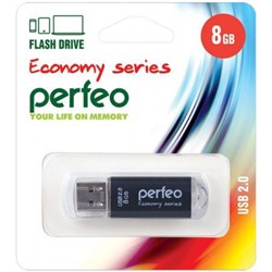 USB-флеш-накопитель PERFEO  8GB E01 Black economy series Perfeo