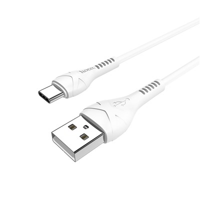 Кабель USB - Type-C Hoco X37 Cool power  100см 3A  (white)