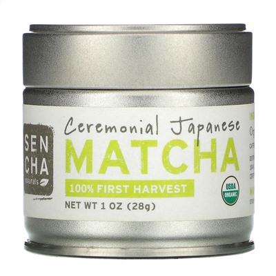 Sencha Naturals, Ceremonial Japanese Matcha, 1 oz (28 g)