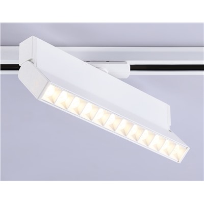 Светильник светодиодный трековый GL6815 WH белый LED 12W 3000K 24° 230*22*87