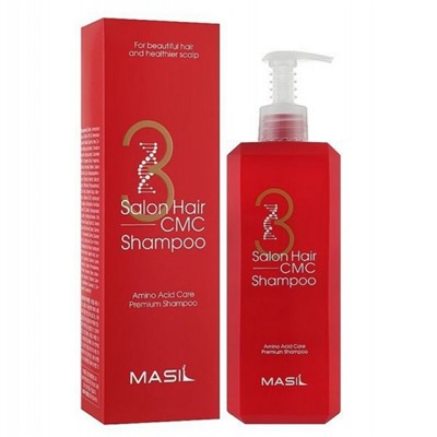 Masil Шампунь для волос восстанавливающий с аминокислотами / 3 Salon Hair CMC Shampoo, 500 мл