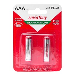 Аккумулятор AAA Smart Buy Ni-MH (1100 mAh) (2-BL) (24/240)