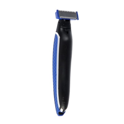 Триммер для волос Luazon LTRI-05, для усов/бороды, 3 насадки, от USB, синий