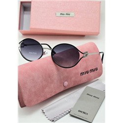 Набор женские солнцезащитные очки, коробка, чехол + салфетки #21232893