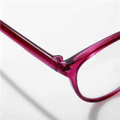 Готовые очки GA0183 (Цвет: C2 малиновый; диоптрия: +1;тонировка: Нет)