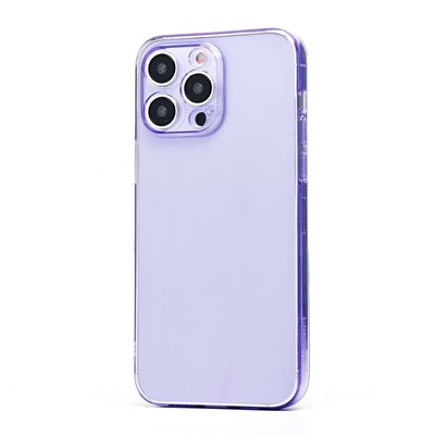 Чехол-накладка - SC344 для "Apple iPhone 14 Pro Max" (transparent/violet) (232019)