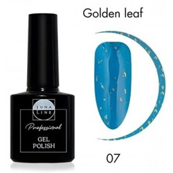 LunaLine Гель-лак для ногтей Golden Leaf тон 07 сапфир 8 мл