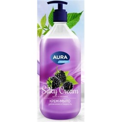 AURA Крем-Мыло Шелк и ежевика Silky Cream 1000 мл