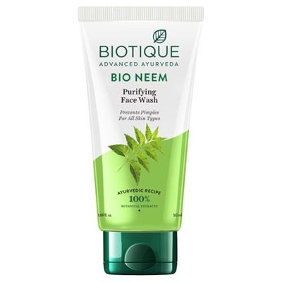 Bio Neem Purifying Face Wash/Биотик Био Ним Очищающий Гель Для Лица 100мл