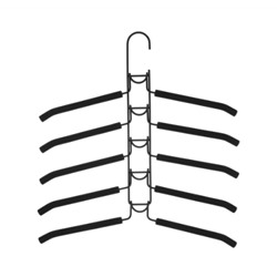 Вешалка для одежды на 5 вещей / 456-096 /уп 24/