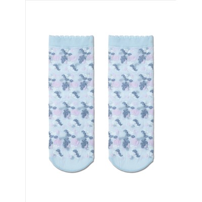 Носки женские CONTE Тонкие носки FANTASY с имитацией цветочной вышивки