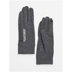Спортивные перчатки демисезонные женские серого цвета 602Sr