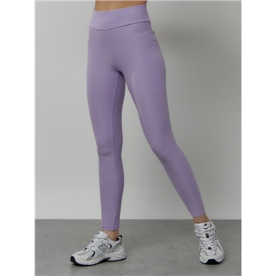 Легинсы для фитнеса женские фиолетового цвета 1005F