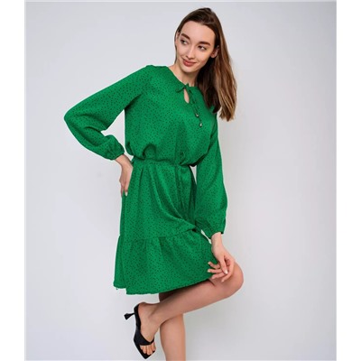 Платье #БШ1776, зелёный