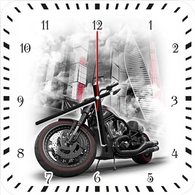 Часы с мотоциклом 1061