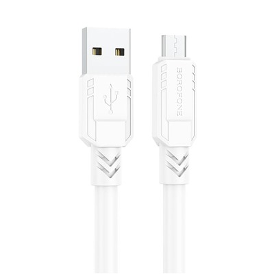 Кабель USB - micro USB Borofone BX81  100см 2,4A  (white)