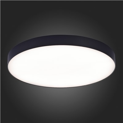 ST606.442.96 Светильник потолочный Черный LED 1*96W 4000K 8 640Lm Ra>85 120° IP20 D600xH55 185-265V