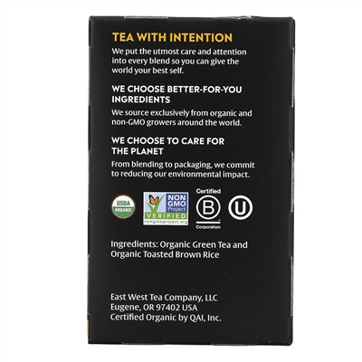 Choice Organic Teas, Organic, Genmaicha, Green Tea, 16 Tea Bags, 1.00 oz (28 g)