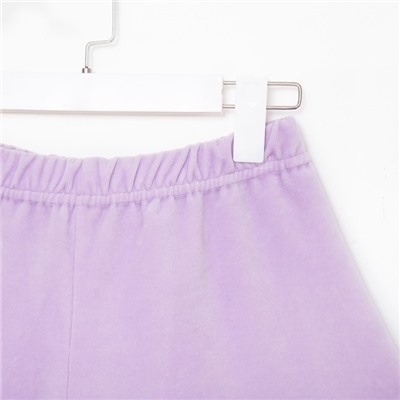 Комплект женский (топ, шорты) MINAKU: Home collection, цвет сирень, размер 48