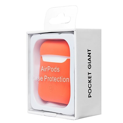 Чехол - Soft touch для кейса "Apple AirPods" (nectraine)