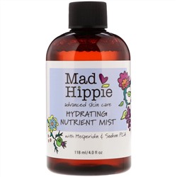 Mad Hippie Skin Care Products, увлажняющий питательный спрей, 118 мл (4,0 жидк. унции)