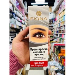 Fiona Крем-краска для бровей, ресниц с кистью для окрашивания