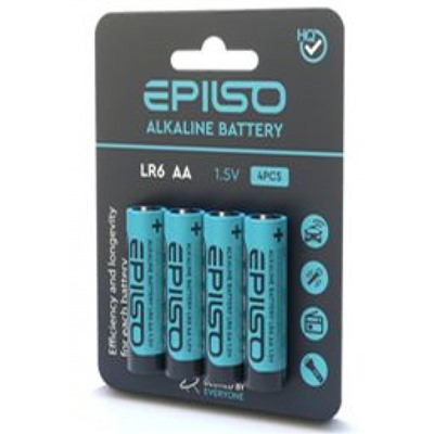 Элемент питания EPILSO LR6/AA 4 Blister Card 1.5V (40/720) EPB-LR6-4BC EPILSO