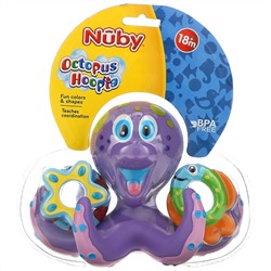 Nuby, Bath Toy, Octopus Hoopta, 18+ M, 1 Count