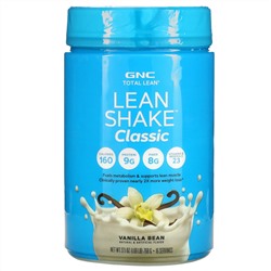 GNC, Total Lean, Lean Shake Classic, Vanilla Bean        , 1.69 lb (768 g)