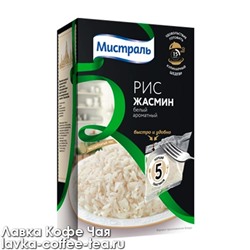 рис Мистраль белый ароматный Жасмин в пакетах для варки 80 г*5 шт.