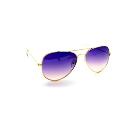 Женские солнцезащитные очки 3025 с5 (золото сиреневый)