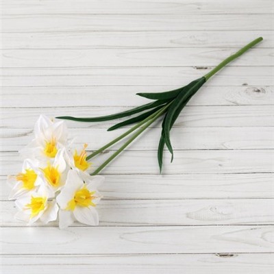 Цветок искусственный Нарцисс 60 см / 149NA-27 /уп 200/600/